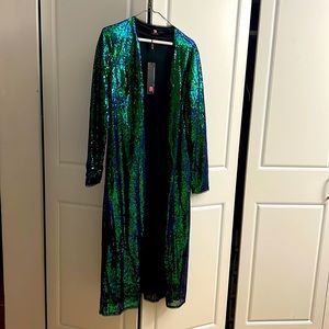 Green and Blue Sparkle Jacket